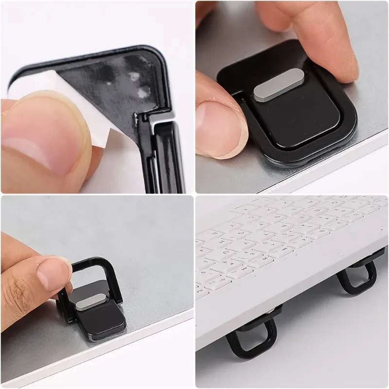 Lot de 2 supports pour clavier et mini support pour ordinateur portable de bureau, compatible avec MacBook Air, MacBook Pro, Dell XPS, HP et autres modèles 5
