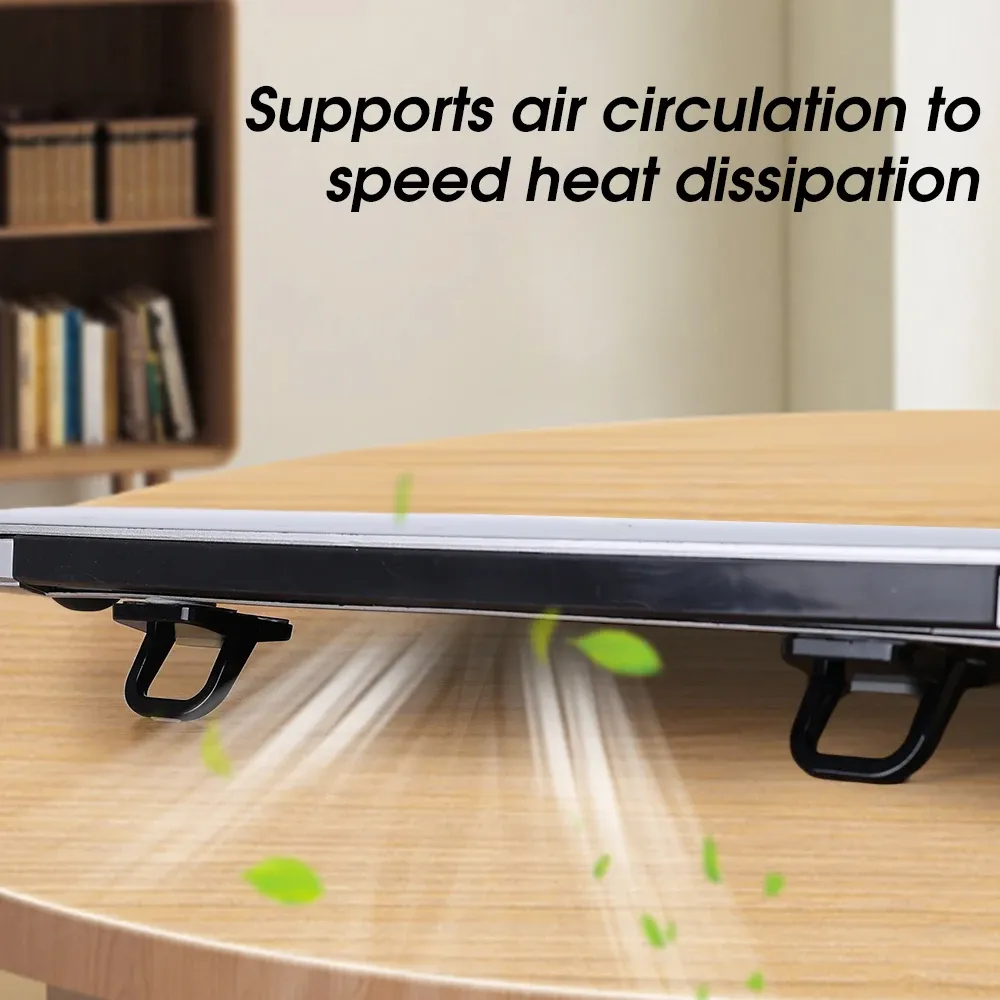 Support pour ordinateur portable en contexte de bureau