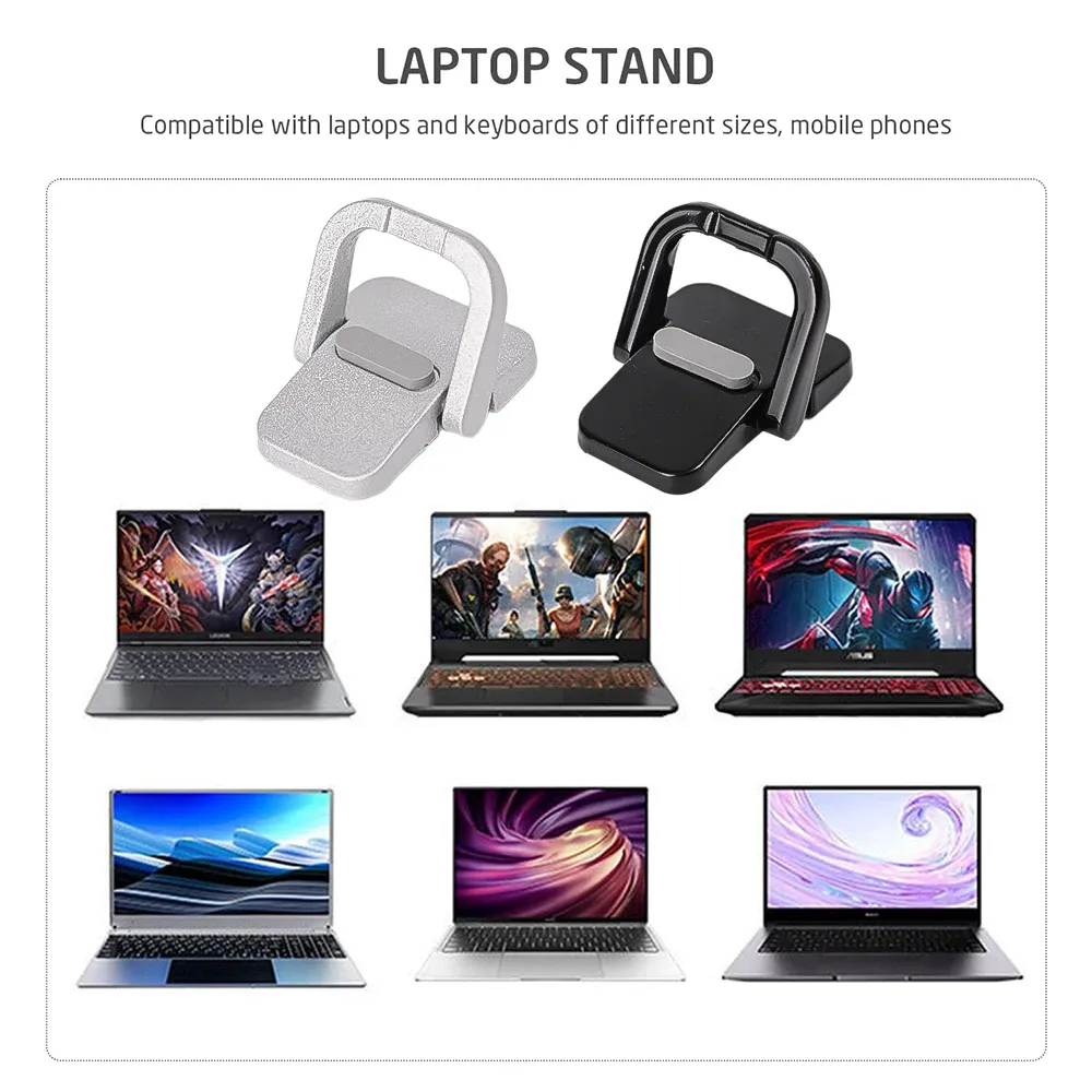 Support pour ordinateur portable vue latérale