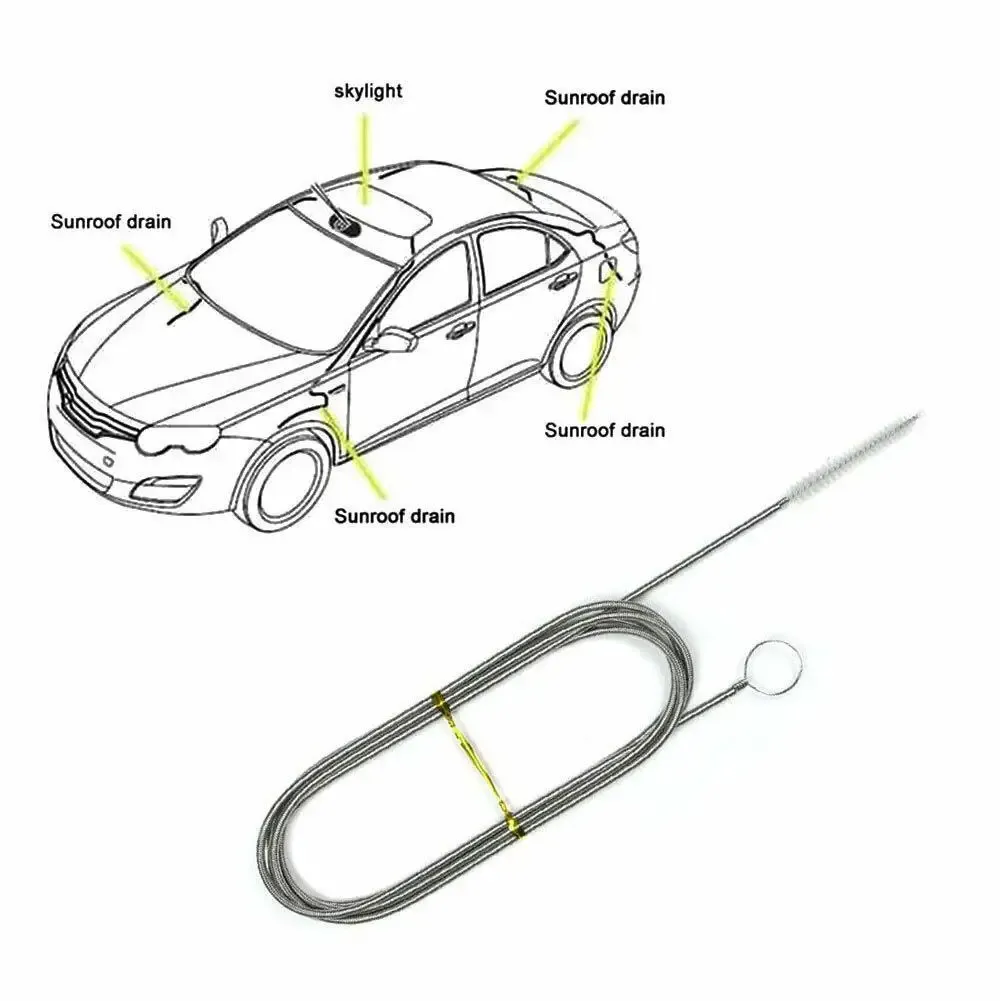 Nettoyage du conduit de vidange d'un toit ouvrant