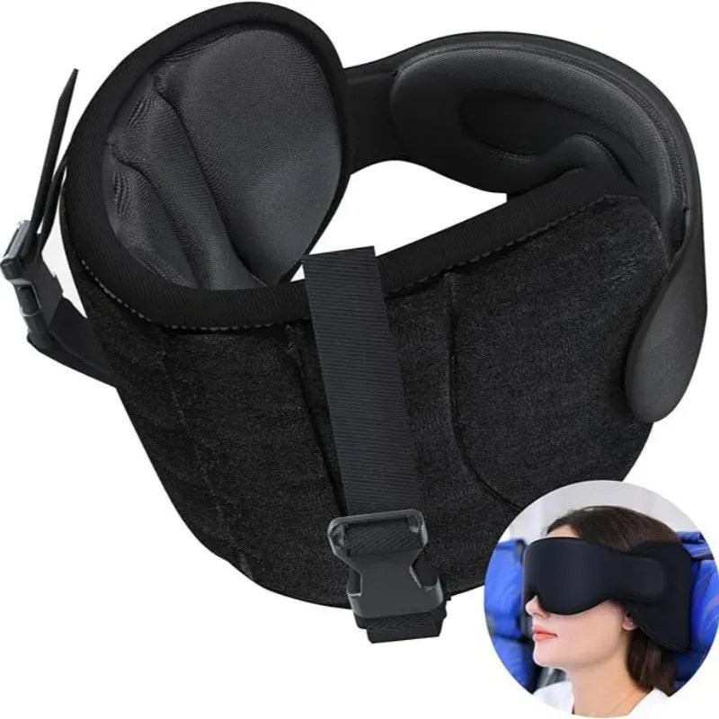Masque pour les yeux et oreiller de voyage