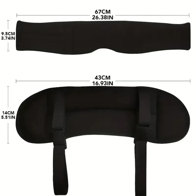 Oreiller de voyage avec masque occultant respirant, fixation intégrée et support 7