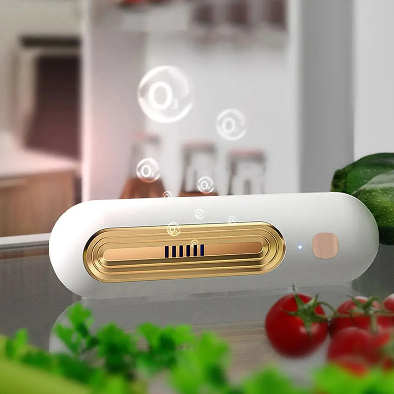 Désodorisant pour réfrigérateur et purificateur d'air rechargeable par USB, élimine les odeurs, aide à prolonger la fraîcheur des aliments, convient aussi aux toilettes et à la voiture 4