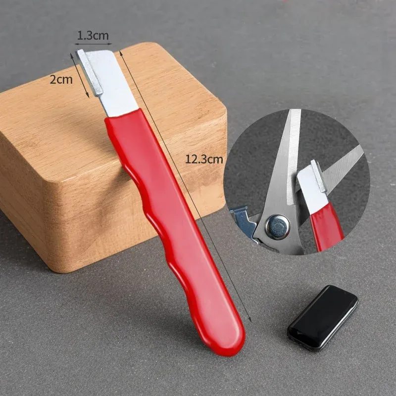Aiguiseur de couteaux de cuisine professionnel – Pierre à aiguiser en tungstène et céramique diamantée pour toutes les lames 7