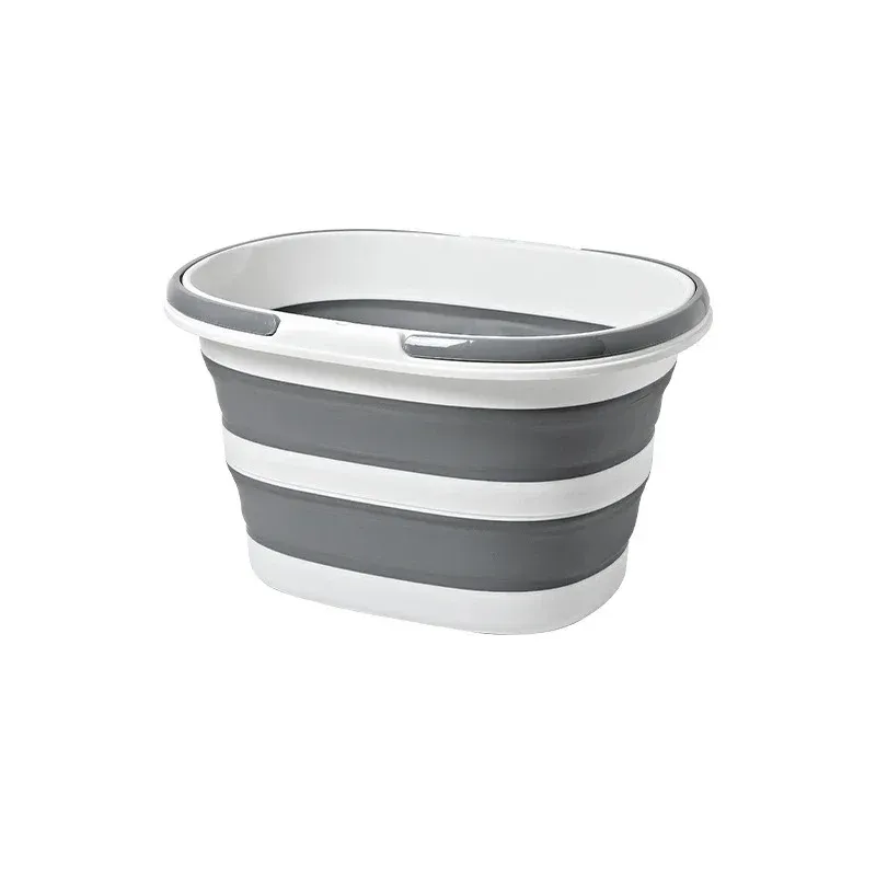 Panier à linge pliable à double anse, portable et polyvalent, pour la maison et le dortoir 8