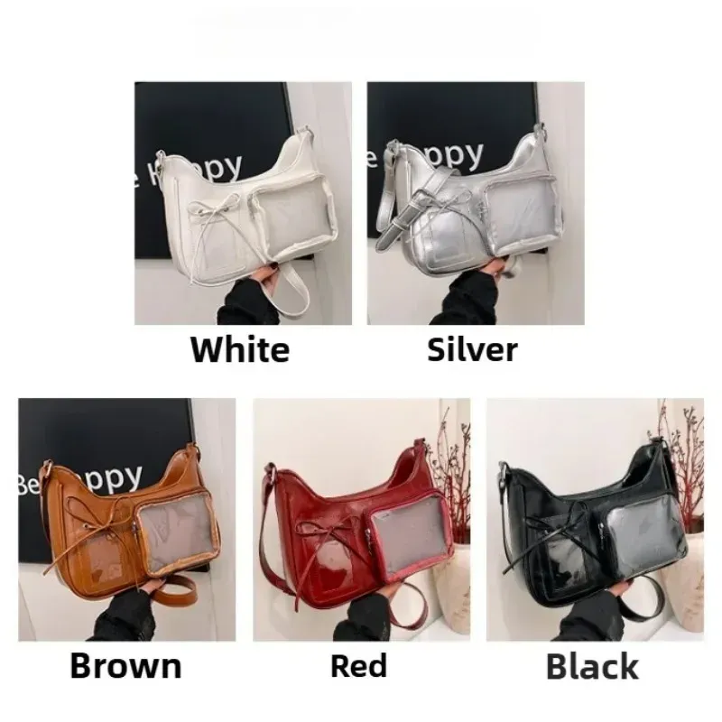 Sac Ida transparent pour femme, sac bandoulière de style japonais pour étudiante 6