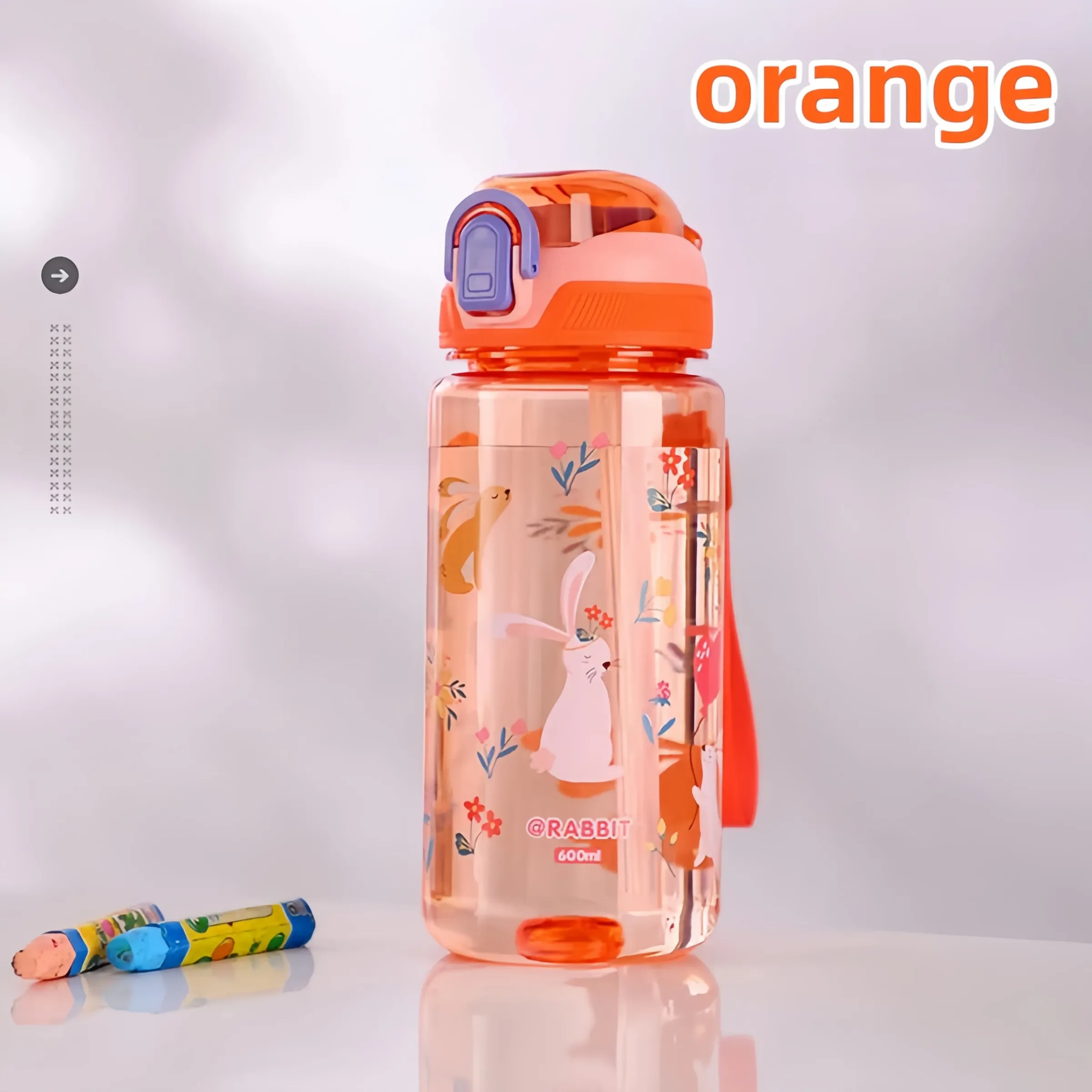 Gourde dinosaure 600 ml pour enfants, tasse à bec et paille en silicone, étanche 15