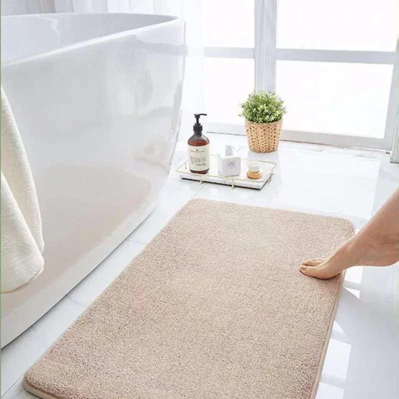 Tapis de bain en ambiance lumineuse