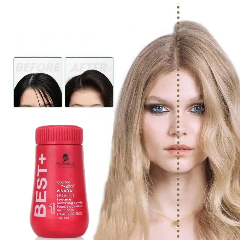 Résultat volume et texture de la poudre coiffante