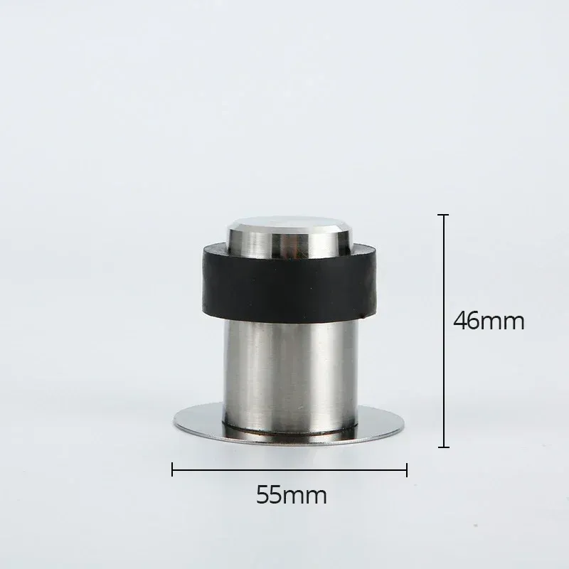 Butée de porte en caoutchouc avec joints en acier inoxydable, protection de sécurité et dosseret de nettoyage 10