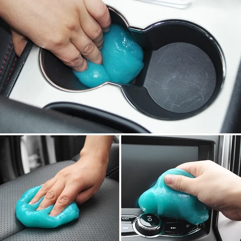 Gel anti-poussière haute efficacité pour intérieur de voiture, nettoyant universel pour clavier et bureau (1 pièce) 3