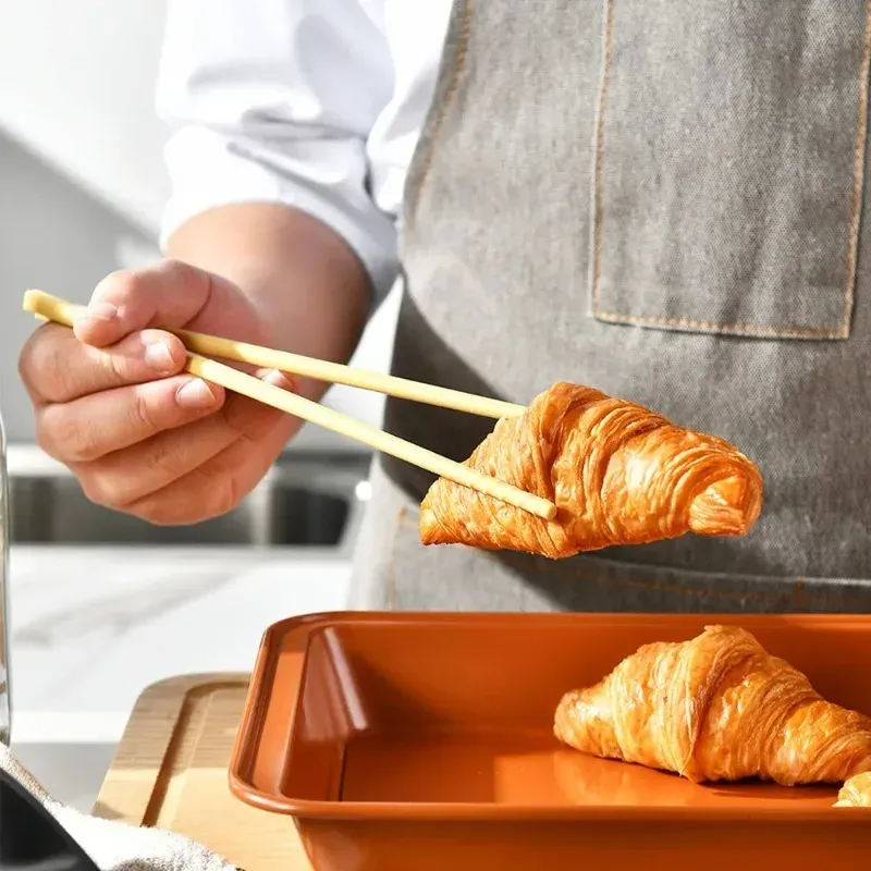 Ensemble d'ustensiles de cuisine en silicone : baguettes à sushi, cuillères à café et cuillères à dessert 4