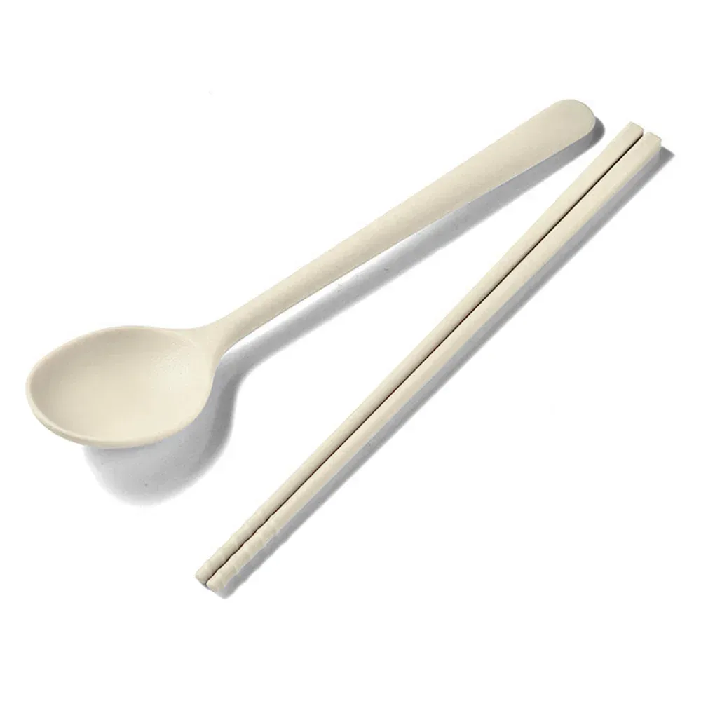 Ensemble d'ustensiles de cuisine en silicone : baguettes à sushi, cuillères à café et cuillères à dessert 10
