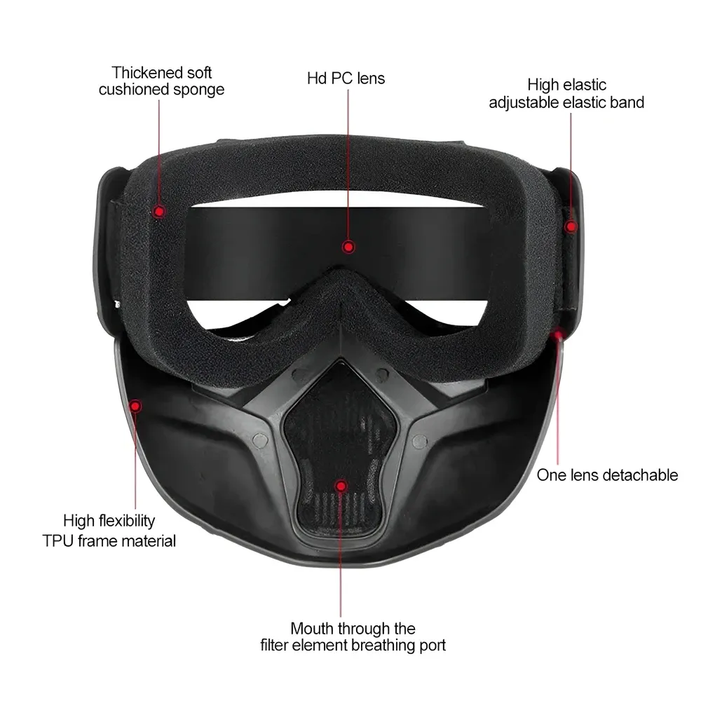 Masque de soudage automatique, vue de face