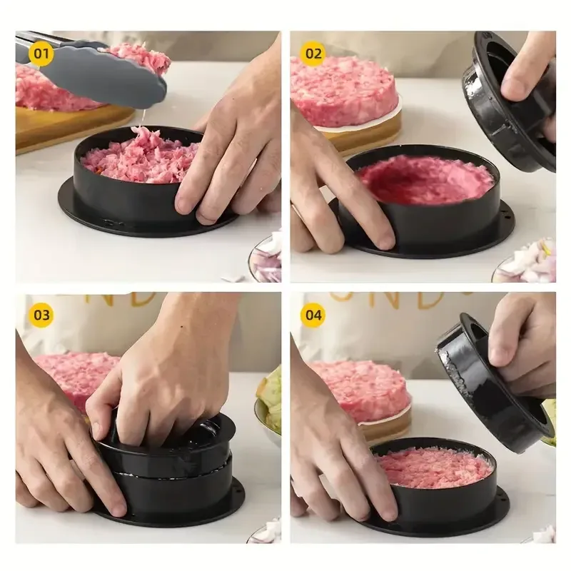 Presse à hamburgers, vue d'ensemble