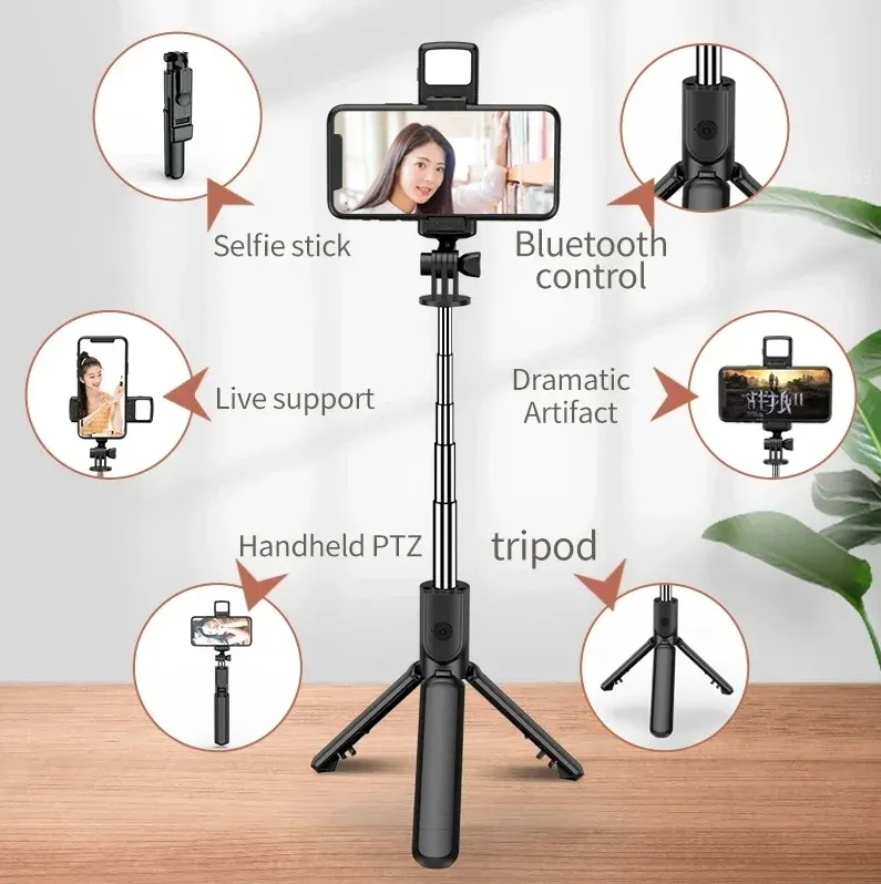 Perche à selfie en situation