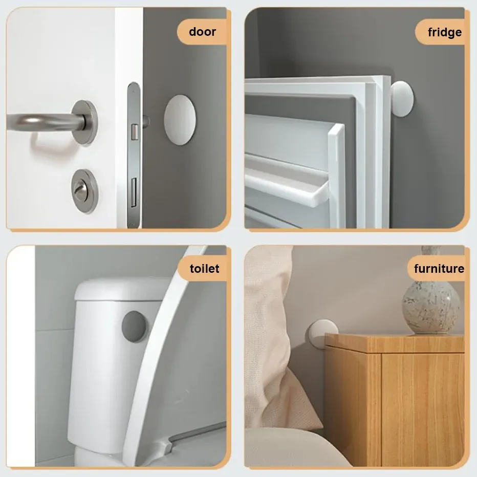 Butoir de porte silicone, rendu final