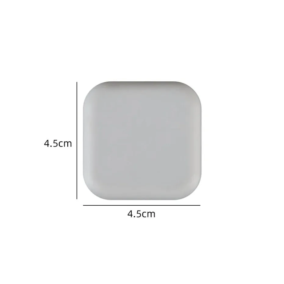 Butée de porte en silicone auto-adhésive, protection murale silencieuse, forme ronde ou carrée 8