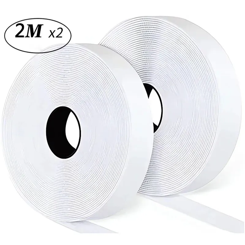 Bandes auto-adhésives à crochets et boucles, 20 à 50 mm, blanc, 1, 2 ou 5 m 9
