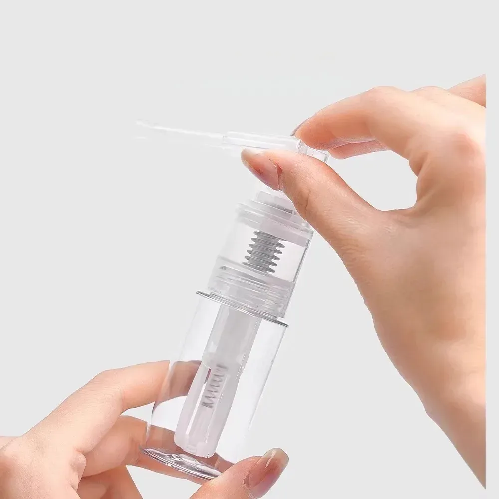 Vaporisateur rechargeable pour poudre sèche, atomiseur professionnel pour salon de coiffure, distributeur de poudre amovible, flacon de voyage pour maquillage et cosmétiques, pulvérisateur en plastique 6
