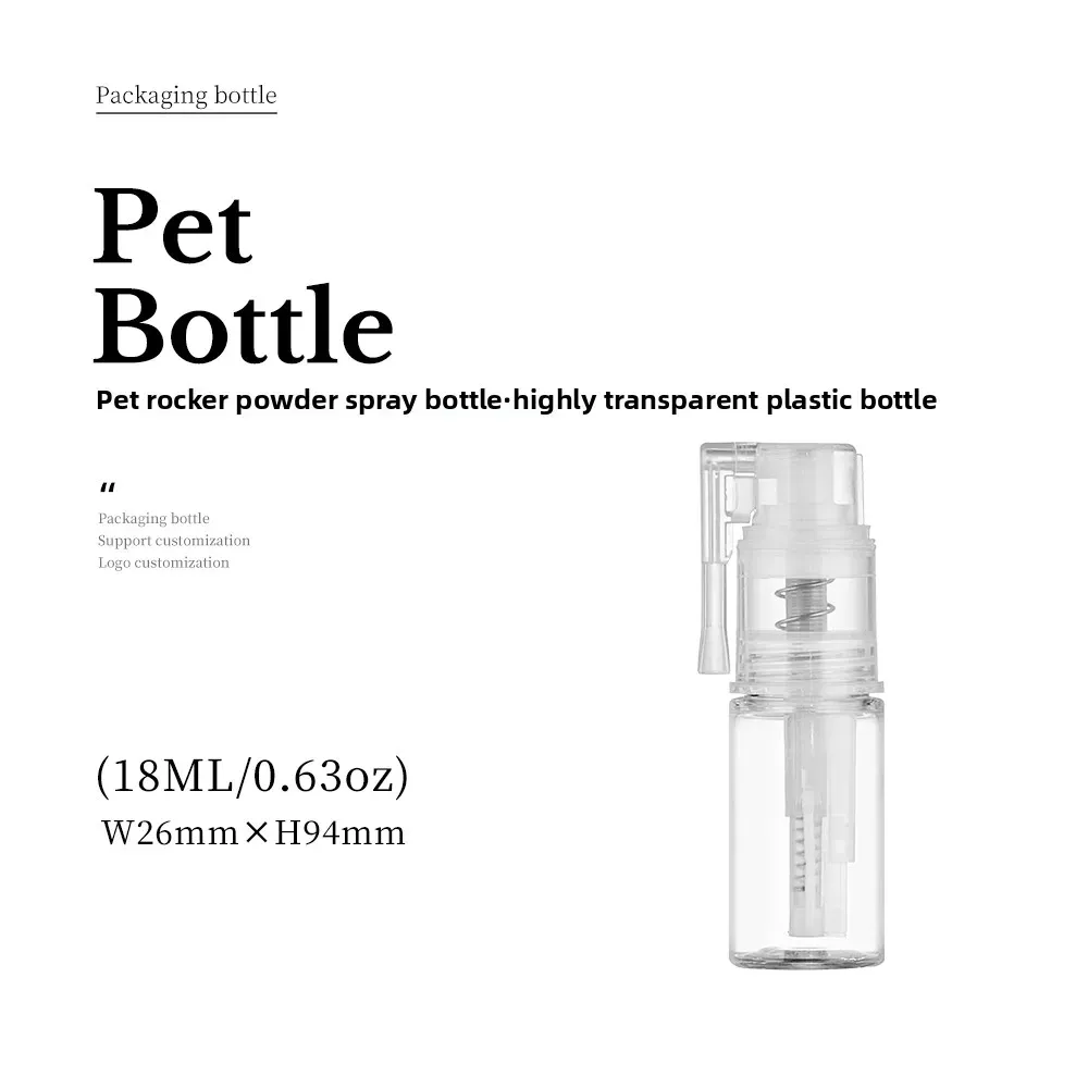 Vaporisateur rechargeable pour poudre sèche, atomiseur professionnel pour salon de coiffure, distributeur de poudre amovible, flacon de voyage pour maquillage et cosmétiques, pulvérisateur en plastique 12