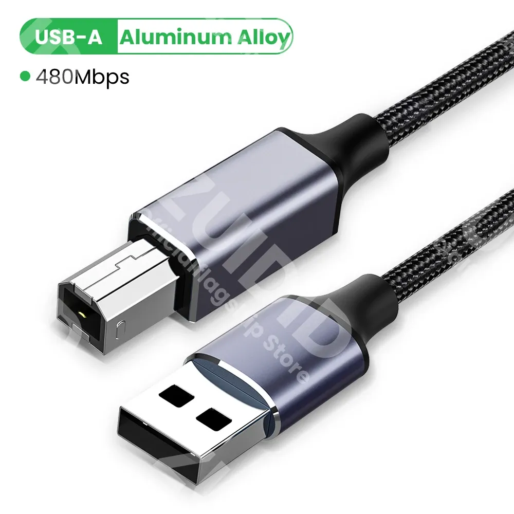 Câble USB-C vers USB Type-B 2.0 pour imprimante, compatible MacBook Pro, HP, Canon, Brother, Epson, Dell et Samsung 7