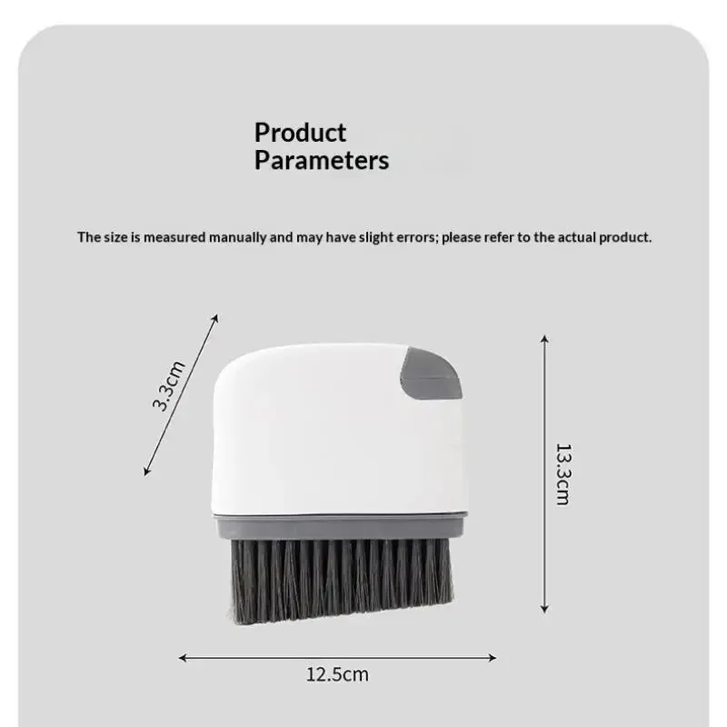Brosse de nettoyage 2 en 1 pour rails de fenêtre et rainures de porte, outil ménager polyvalent pour la cuisine et les pièces de vie 6