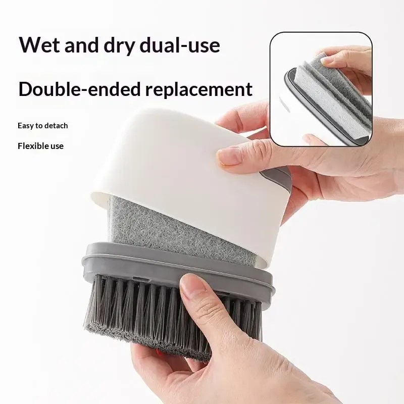 Brosse de nettoyage en utilisation