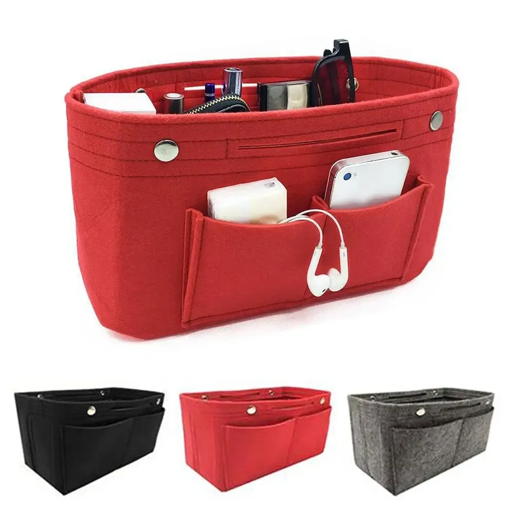 Sac à main en feutre pour femme avec organisateur intérieur 2
