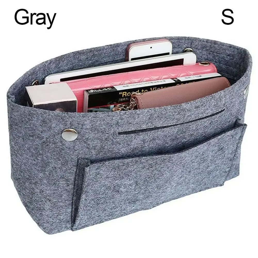 Sac à main en feutre pour femme avec organisateur intérieur 9