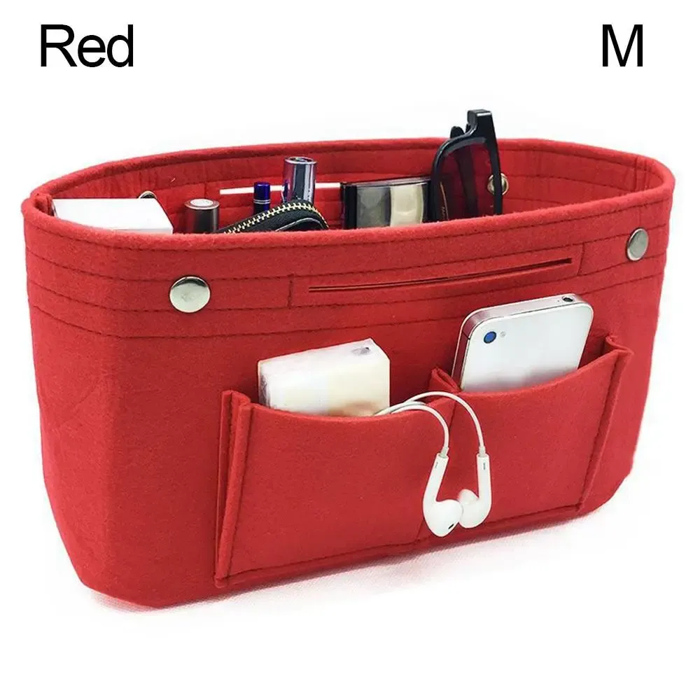 Sac à main en feutre pour femme avec organisateur intérieur 8
