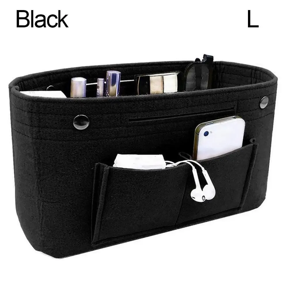 Sac à main en feutre pour femme avec organisateur intérieur 12