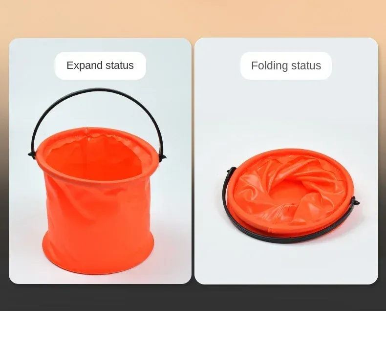 Seau pliable, jeux en extérieur