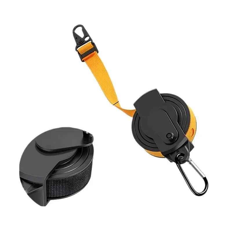 Corde à linge rétractable portable de 3,6 m, résistante au vent et antidérapante, compacte et légère, avec crochet et sac de rangement 3