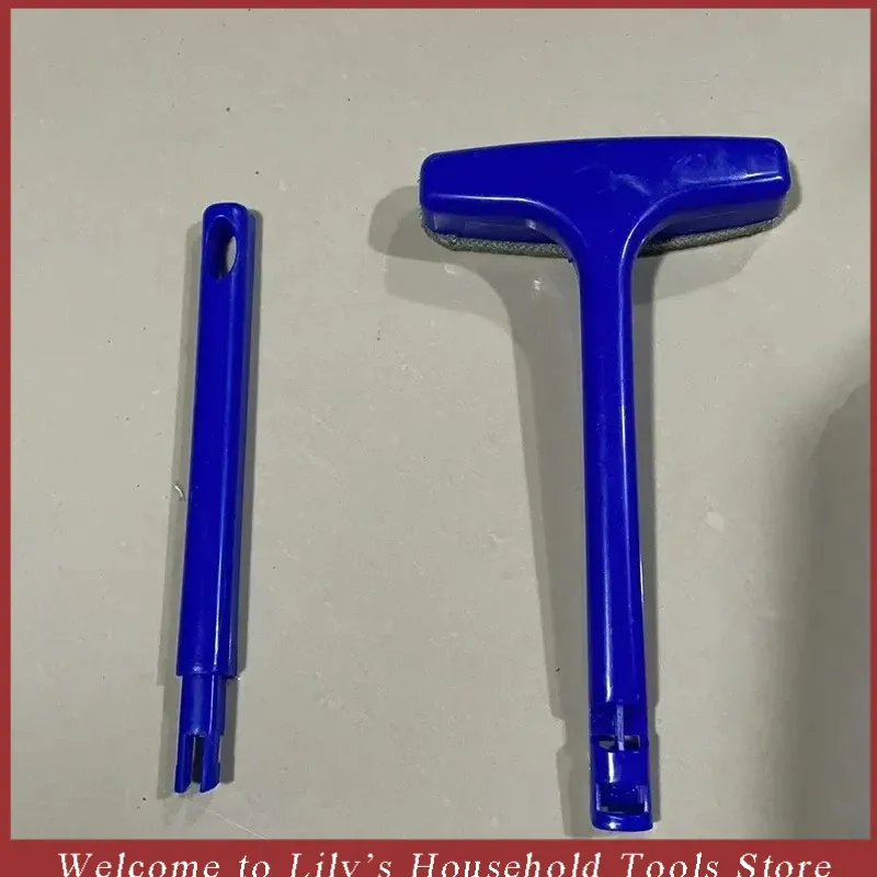 Brosse de nettoyage rétractable à long manche pour moustiquaires, rideaux et tapis 8
