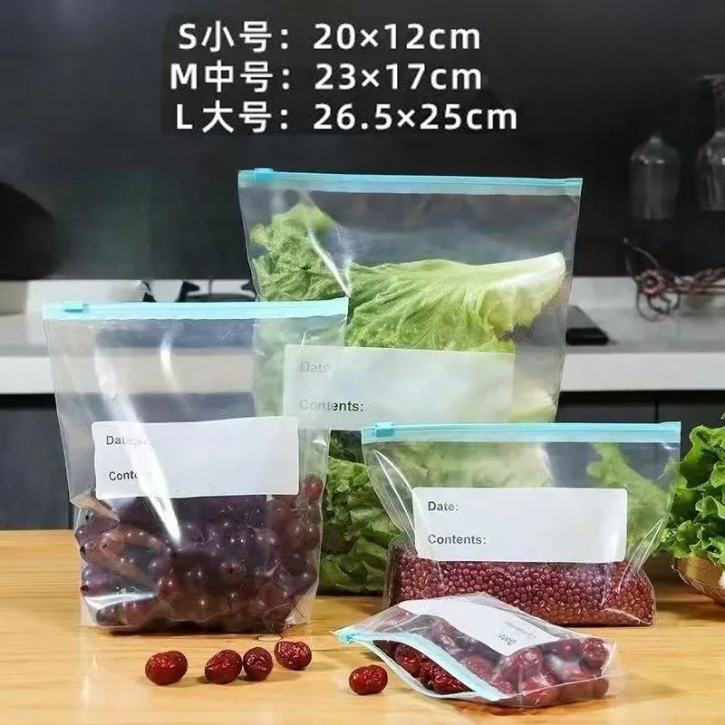 Organisation de la cuisine avec sacs réutilisables