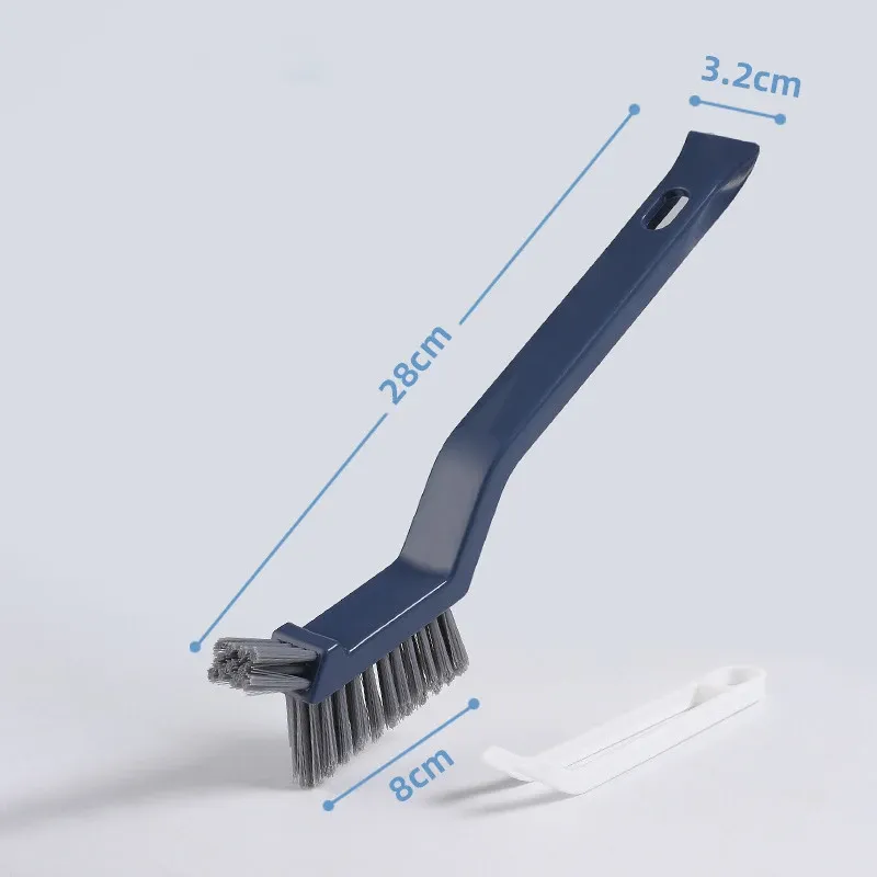 Brosse de nettoyage polyvalente pour carrelage de salle de bains, joints de sol, rainures de fenêtre, brosse manuelle, angles muraux, outil de cuisine 6