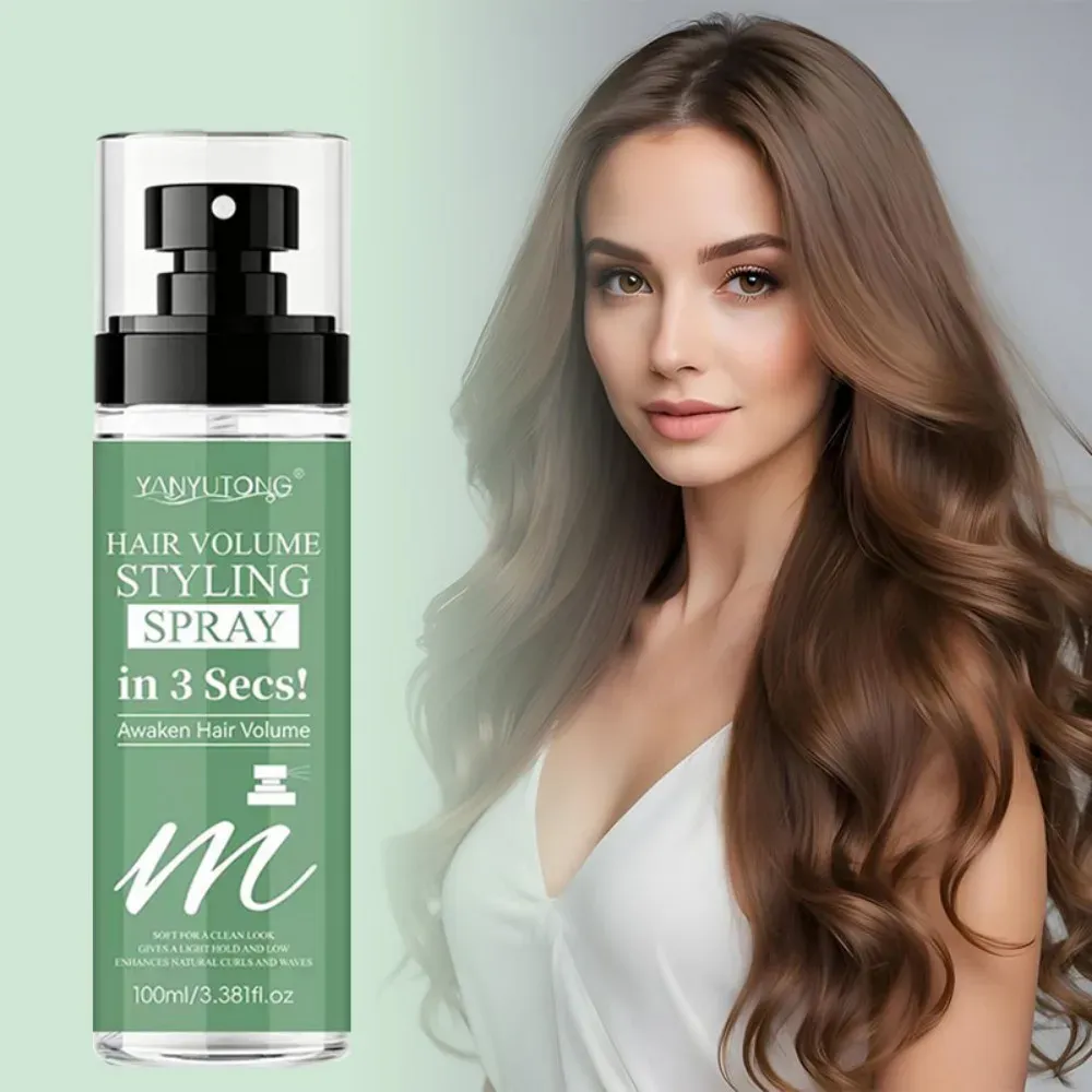 Résultat final du spray coiffant