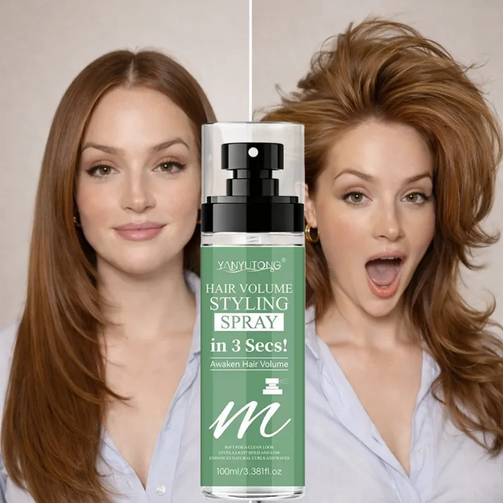 Flacon du spray coiffant volumisant