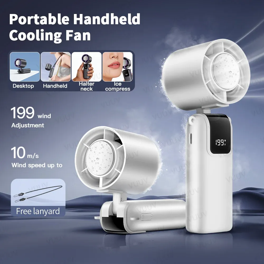 Ventilateur portable rafraîchissant à glace, vue d'ensemble