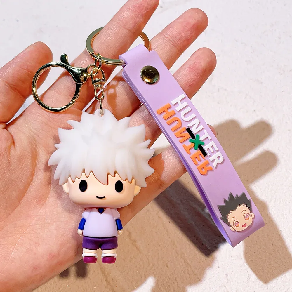 Porte-clés figurine HUNTER X HUNTER, porte-clés GON·FREECSS, accessoires pour porte-clés de voiture, bijoux, cadeaux 6