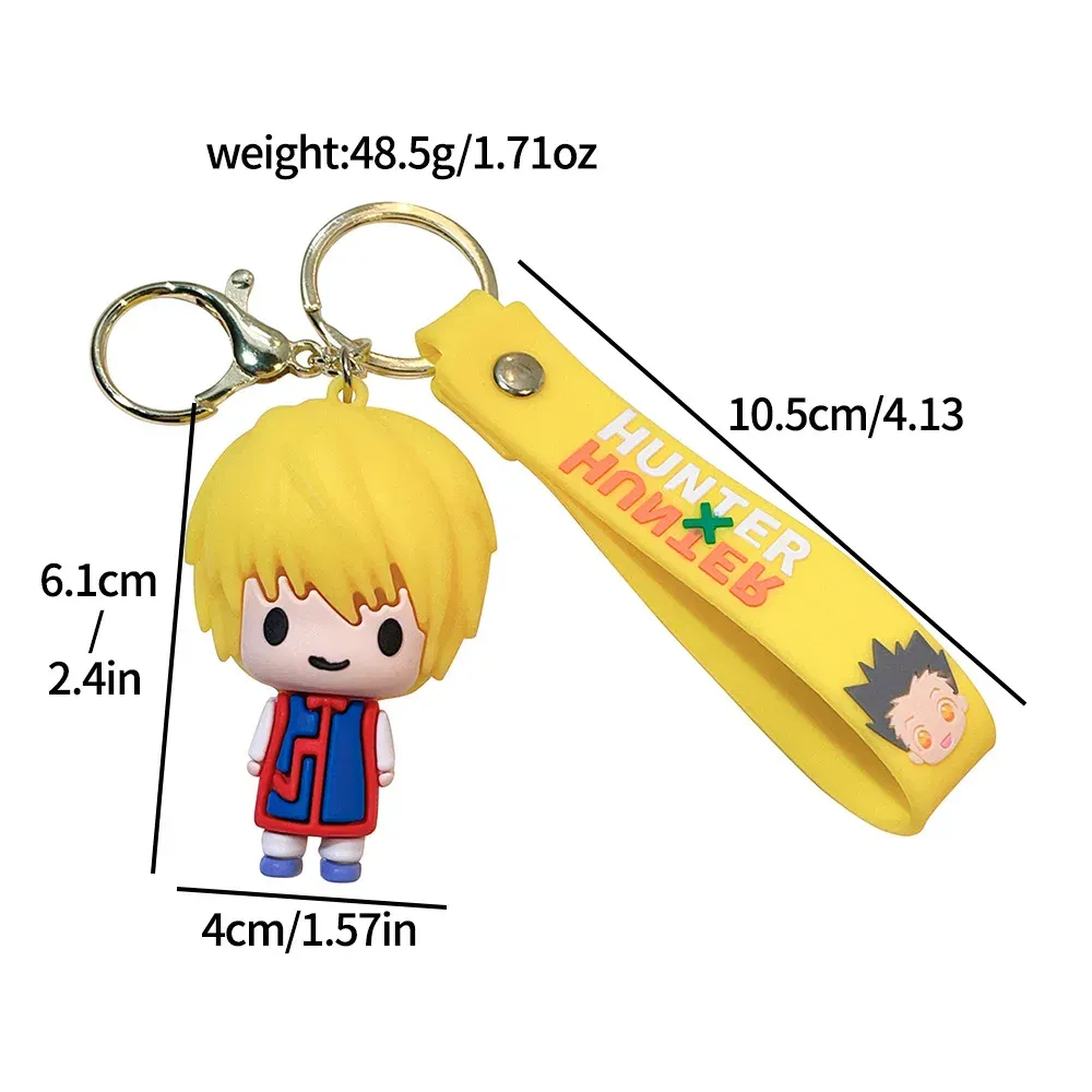 Porte-clés figurine HUNTER X HUNTER, porte-clés GON·FREECSS, accessoires pour porte-clés de voiture, bijoux, cadeaux 5