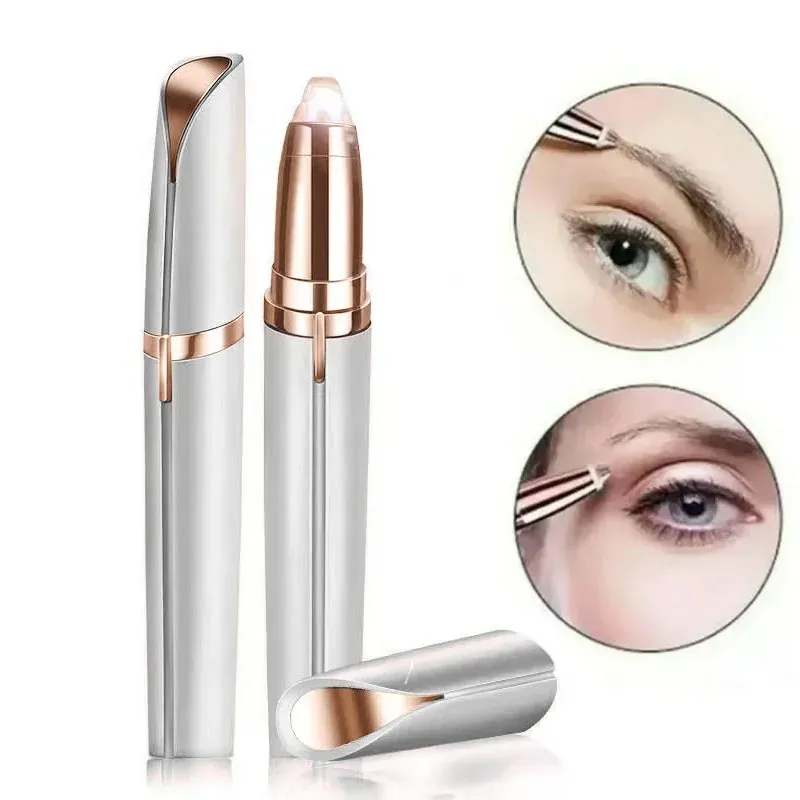 Rasoir électrique portable rechargeable pour sourcils et zones du corps, pour femme 2