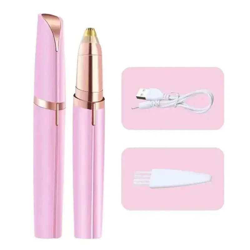 Rasoir électrique portable rechargeable pour sourcils et zones du corps, pour femme 7