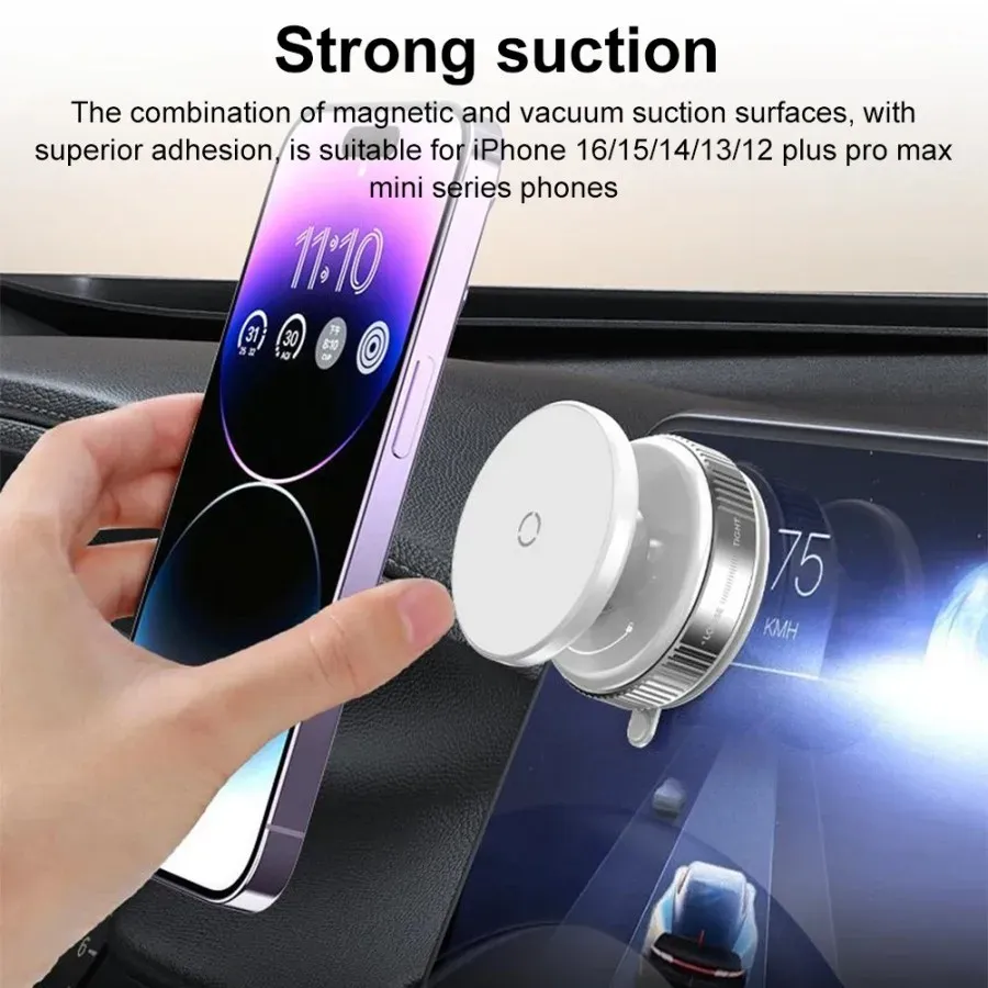 Support de téléphone magnétique pour voiture, vue d'ensemble