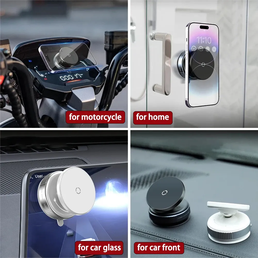 Support de téléphone pour voiture, finition premium