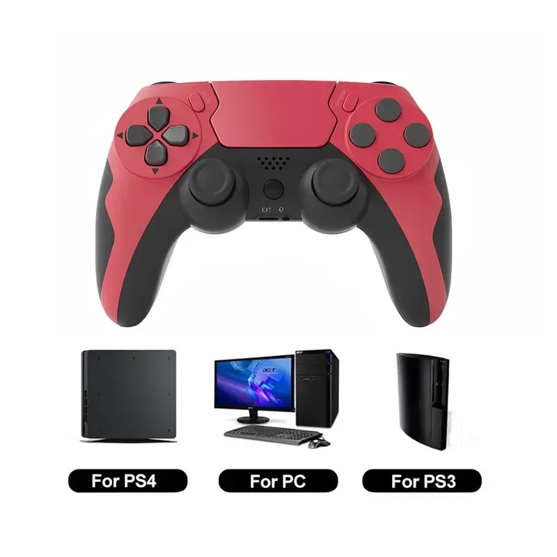 Manette de jeu sans fil GAMINAlbanP48 avec gyroscope à six axes, compatible PS4, PS3 et PC, avec fonction vibration 7