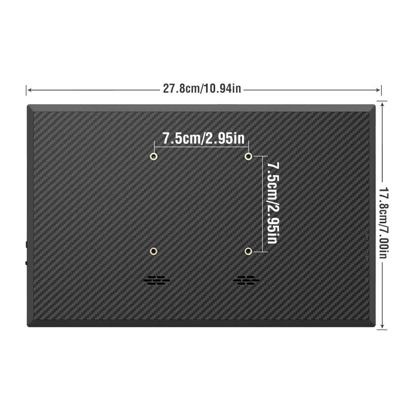 Moniteur portable 11,6 pouces compatible HDMI, écran secondaire pour ordinateur portable, compatible Switch, PS4, Xbox et Raspberry Pi 3