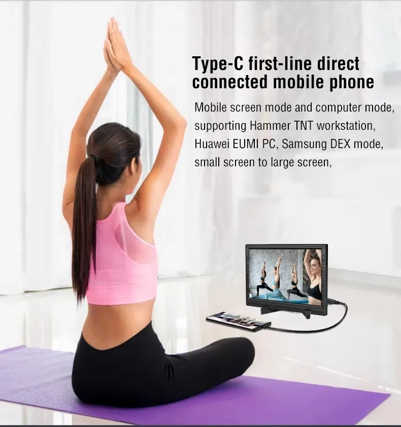 Finition et design du moniteur portable