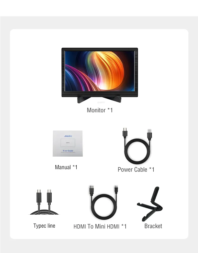 Moniteur portable, vue finale